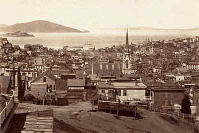San Francisco, da California e Powell Street da Carleton Emmons Watkins
