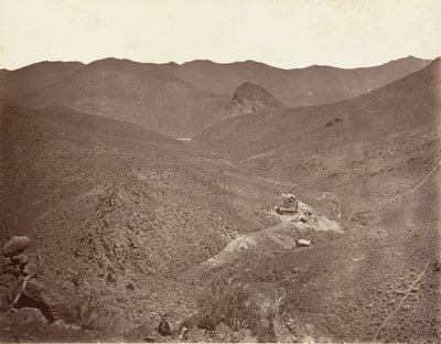 Pozzo del Tunnel Sutro n. 2, 1875 (stampato ca. 1876) da Carleton Emmons Watkins