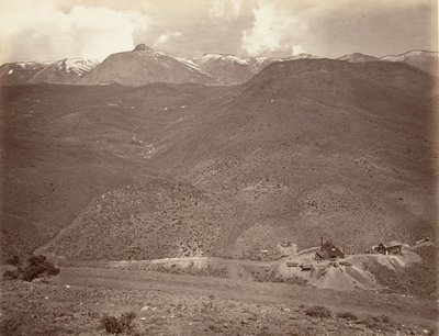 Sutro Tunnel Shaft No. 2, 1875 da Carleton Emmons Watkins