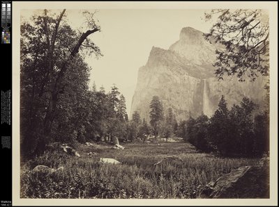 Il velo nuziale, 900 ft. Yosemite da Carleton E. Watkins