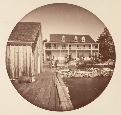 Warm Springs Hotel, Lago Tahoe da Carleton Emmons Watkins