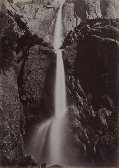 Cascate di Yosemite, Vista dal Basso, c.1878 da Carleton Emmons Watkins