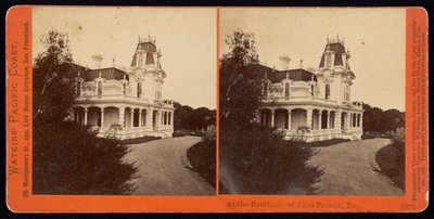 Alla Residenza di John Parrott, Esq., San Mateo, Cal da Carleton Watkins