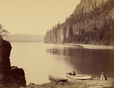 Capo Horn, fiume Columbia, Oregon da Carleton Watkins