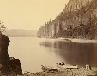 Capo Horn, fiume Columbia, Oregon da Carleton Watkins