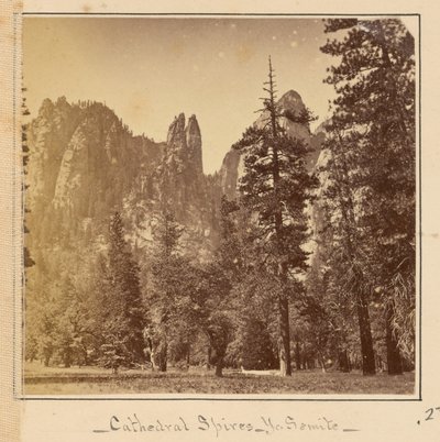 Guglie della cattedrale, 2200 piedi da Carleton Watkins
