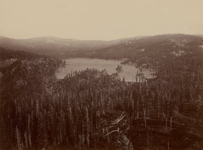 Dighe e Lago, Contea di Nevada, Vista Distante da Carleton Watkins