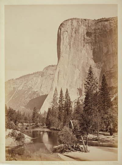 [El Capitan, Yosemite Valley] da Carleton Watkins