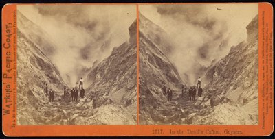 Nel Canyon del Diavolo, Geyser da Carleton Watkins