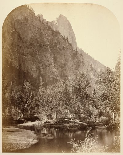 Sentinella (vista sulla valle) 3270 ft. Yo Semite. da Carleton Watkins