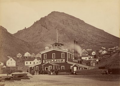 La miniera di Bullion, Virginia City, Nevada da Carleton Watkins