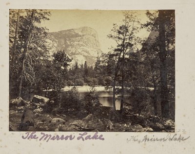 Il lago, Valle dello Yosemite, Contea di Mariposa, CAL. (No.1028) da Carleton Watkins