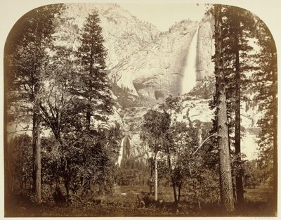 Yo Semite Falls (dalla casa superiore) 2477 ft. da Carleton Watkins