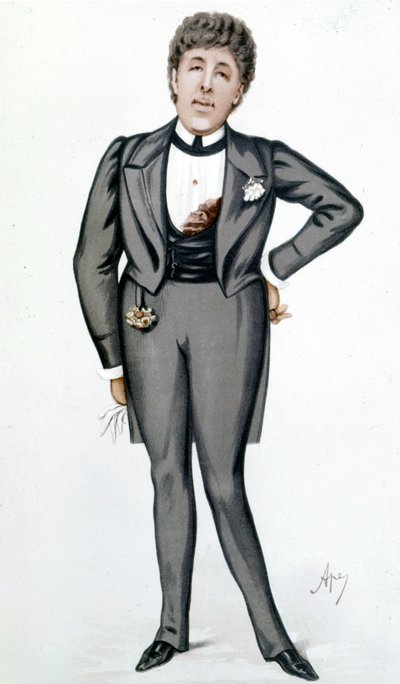 Caricatura di Oscar Wilde di Carlo Pellegrini - in 