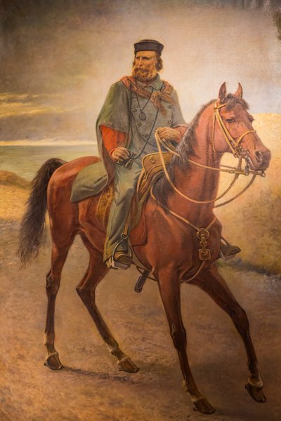 Giuseppe Garibaldi a cavallo da Carlo (after) Ademollo