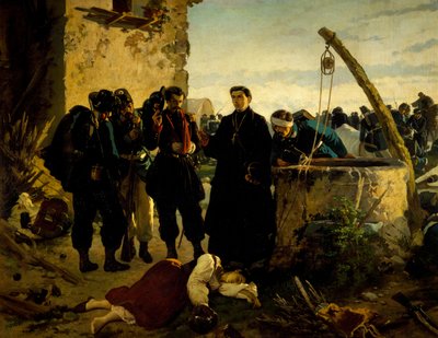 Anna Cuminello trovata morta giorni dopo la battaglia di San Martino nel 1859, di Carlo Ademollo da Carlo Ademollo