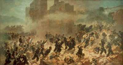 La breccia di Porta Pia, Roma 20 settembre 1870 da Carlo Ademollo