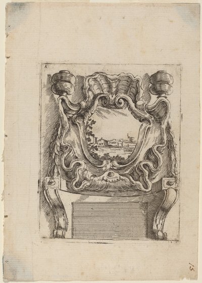 Motivo Architettonico con Paesaggio da Carlo Antonio Buffagnotti