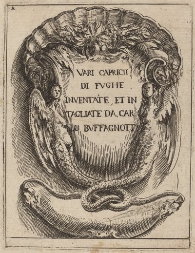 Frontespizio da Carlo Antonio Buffagnotti