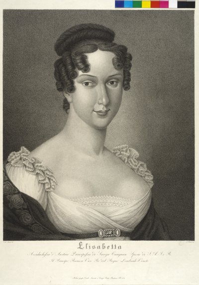 Principessa di Savoia Carignano Elisabetta da Carlo Arienti