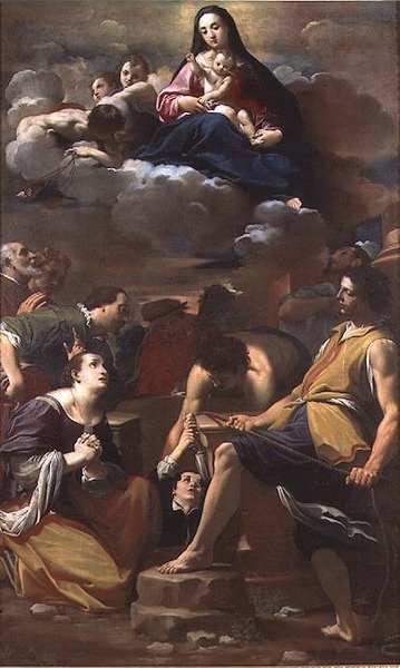 Miracolo della Vergine del Carmelo da Carlo Bononi