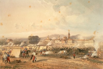 Novara, il campo dei cacciatori africani da Carlo Bossoli