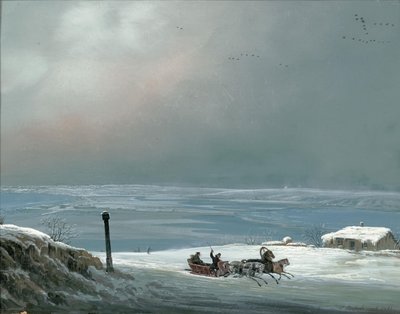 Dintorni di Odessa in inverno, 1841 da Carlo Bossoli