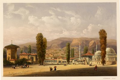 Il Palazzo dei Khan di Bakhchisaray, 1856 da Carlo Bossoli
