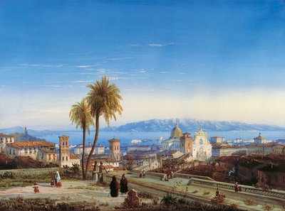 Veduta di Messina da Carlo Bossoli