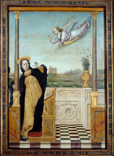 Annunciazione. Pannello centrale di un trittico da Carlo Braccesco
