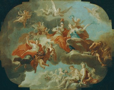 Allegoria della pace e della giustizia da Carlo Carlone