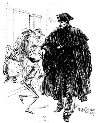 Pinocchio di Carlo Chiostri (1863-1939), uno dei primi illustratori italiani dell