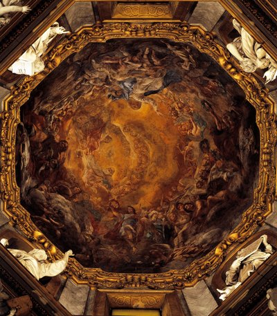 Assunzione della Vergine, di Carlo Cignani, affresco da Carlo Cignani
