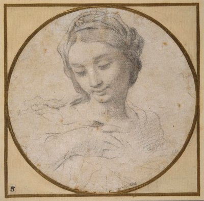 Testa e spalle della Vergine da Carlo Cignani