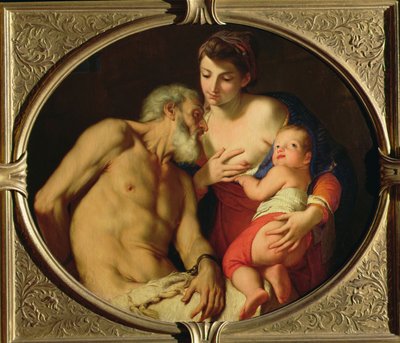 Carità romana (Cimone e Pero), c.1690-1700 da Carlo Cignani