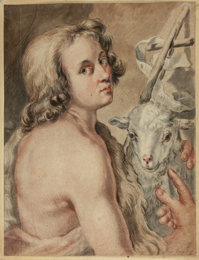 San Giovanni Battista con agnello da Carlo Cignani