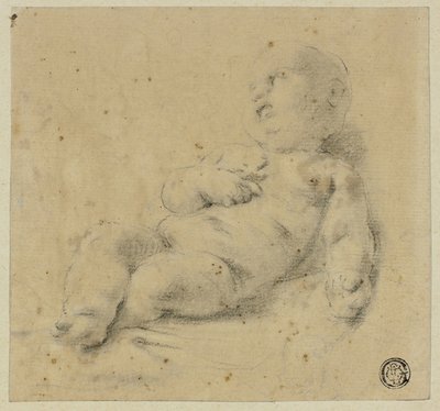 Bambino Gesù dormiente con croce da Carlo Cignani