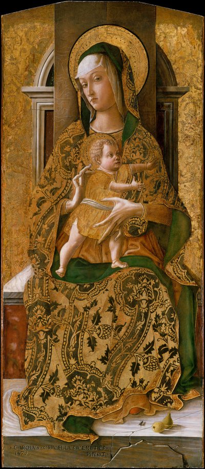 Madonna col Bambino in trono, 1472 da Carlo Crivelli