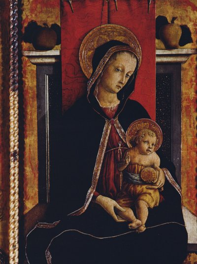 Madonna con Bambino (dettaglio) da Carlo Crivelli