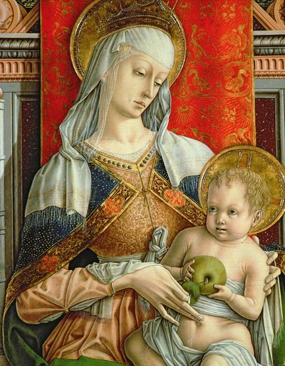 Madonna col Bambino (dettaglio) da Carlo Crivelli