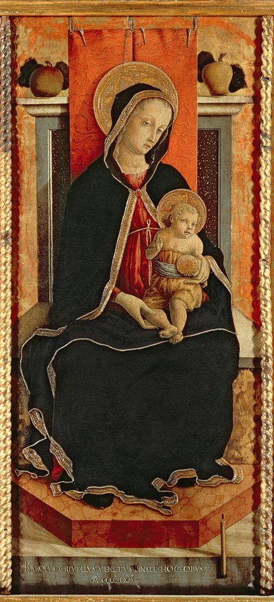 Madonna con Bambino e santi, polittico da Carlo Crivelli