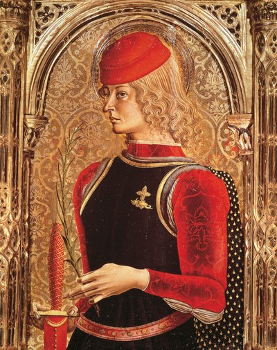 Rappresentazione di San Giorgio (dettaglio) da Carlo Crivelli