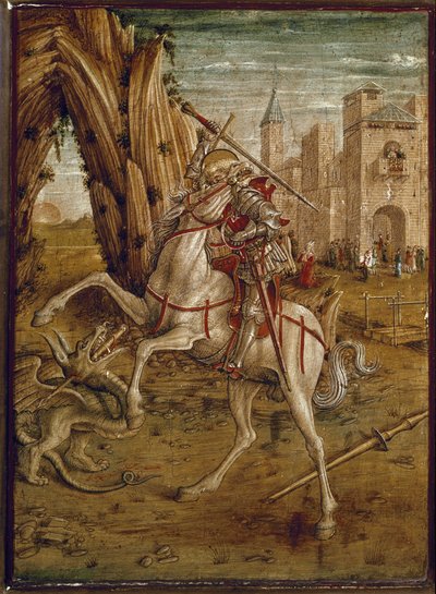 San Giorgio che uccide il drago (predella della Pala Odoni) da Carlo Crivelli