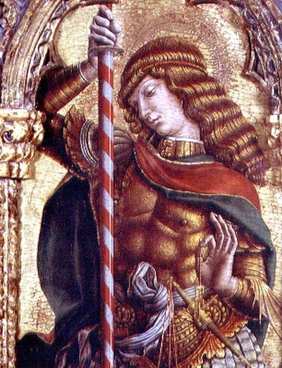 San Michele (dettaglio) da Carlo Crivelli