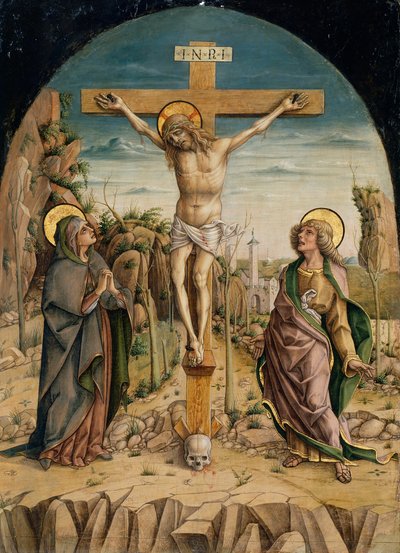 La crocifissione da Carlo Crivelli