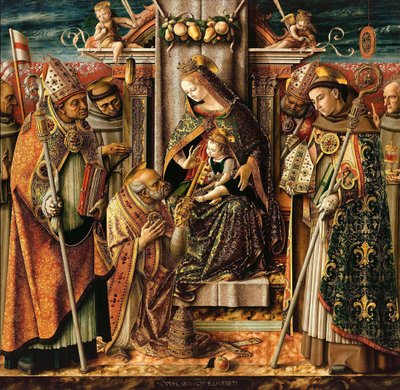 La consegna delle chiavi, c. 1490 da Carlo Crivelli