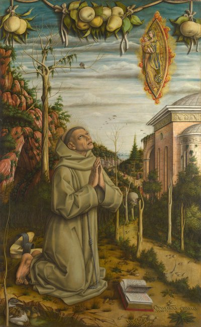 La Visione del Beato Gabriele, 1489 da Carlo Crivelli