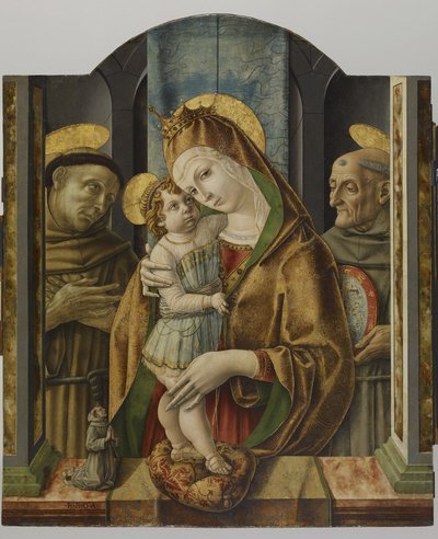 Vergine col Bambino con santi e donatore, c.1490 da Carlo Crivelli