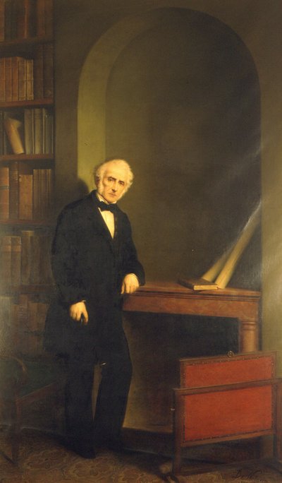 Ritratto di Alessandro Manzoni. Dipinto di De Notaris. Casa Manzoni, Milano da Carlo De Notaris