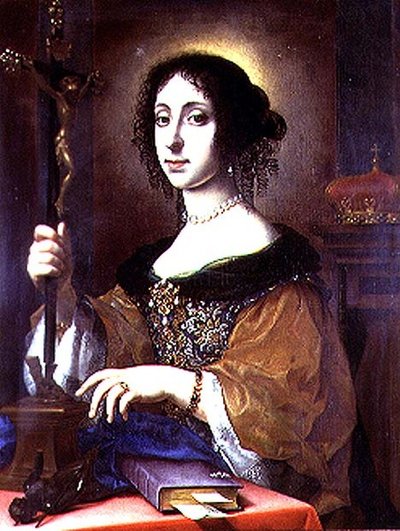 Ritratto di Claudia Felicita, moglie di Leopoldo I d